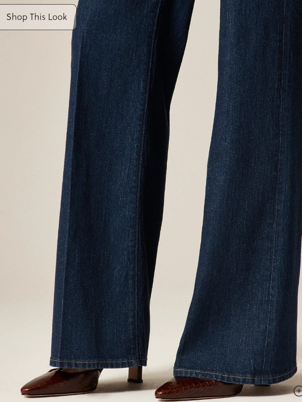 J Crew Denim trouser jean CN304 Size 29 Wide Leg NWT - Picture 3 of 10
